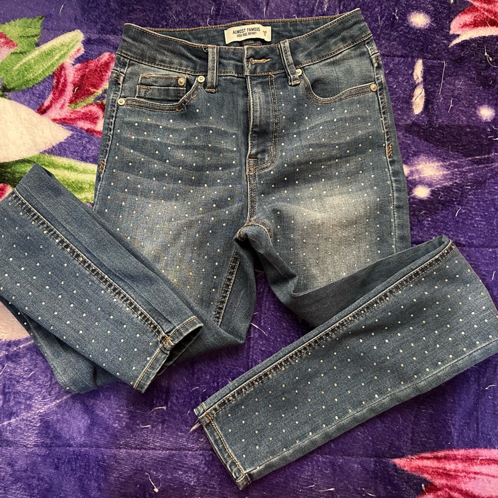 Rhinestone jeans